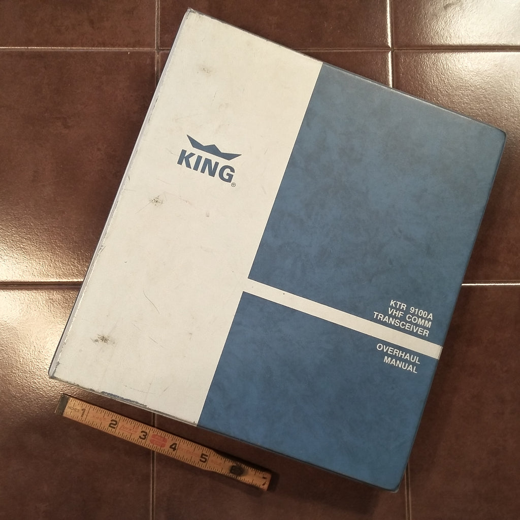 King KTR 9100A VHF Overhaul manual.