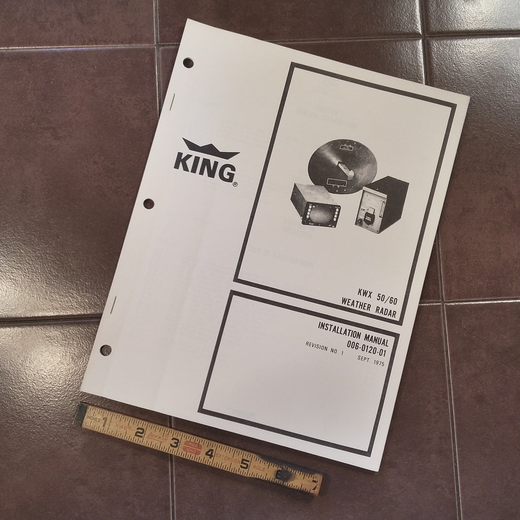 King KWX 50 and KWX 60 install & operators manual.