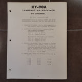King KY-95, KY 90A, KY-501A & KS-502A Service Manual.