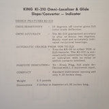 King KI-210 Service Manual.