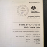 Collins 614L-11, 614L-12 and 614L-13 ADF Control Service Manual.