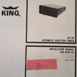 King KR 86 ADF Install & Operation Manual.