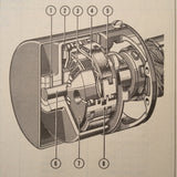 1945 GE Aircraft Electric Motors 5BA10 Series Service & Parts Manual.