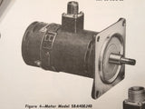 1945 GE Aircraft Electric Motors 5BA40 Series Service & Parts Manual.
