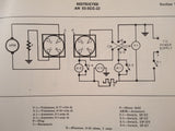 1945 GE Aircraft Electric Motors 5BA40 Series Service & Parts Manual.