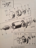 1944 GE Aircraft Motors Type BA-25 Service & Parts Manual.