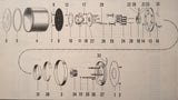 1952 Liquidometer Quantity & Pressure Indicators EA711 & EA721 Parts Manual.