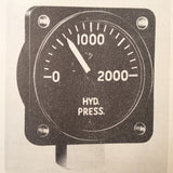 1944 U.S, Gauge Hydraulic PSI Gauges AN5769-1 & AN5769-1A Overhaul & Parts Manual.