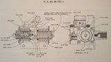 1942 Manning Maxwell & Moore D-9, D-10 & AN5770-1 Manifold PSI Gauges Service & Parts Manual.