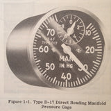 1951 U.S, Gauge Direct Indicating Manifold PSI Gauge Type D-17 Overhaul Manual.