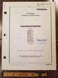 1954 Liquidensitometers EA904, EA909 & EA915 Series Overhaul Manual.