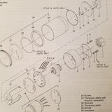 1954 Eclipse-Pioneer Single Autosyn Indicators 6200 6201 6400 25100 & 25200 Overhaul Manual.