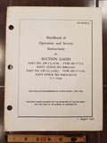 1948 U.S. Gauge Suction Gages AN5771-5 & AN5771-5A Overhaul Manual.