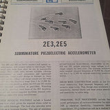 Unholtz-Dickie Accelerometer 2E3 & 2E5 Operating Instruction Manual.