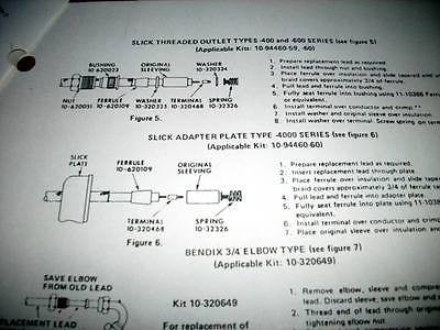 Bendix 10-94460 Series Light Aircraft Harness kits Install Data Sheets ...