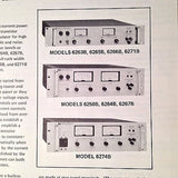 Hewlett Packard HP DC Power Supplies Service Manual.
