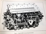 Chandler-Evans Hydro-Metering Carburetor 58CPB-4 Overhaul Service Parts Test Manual.  Circa 1944.