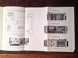 Hewlett Packard HP 8412A Phase-Magnitude Display Operator & Service Manual.