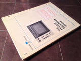 Hewlett Packard HP 8412A Phase-Magnitude Display Operator & Service Manual.