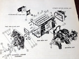 Chandler-Evans Injection Carburetor 1900CPB-3 Overhaul Service Parts Manual.  Circa 1944.