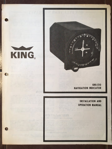 King KNI-510 Nav Indicator Install Manual.