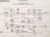 Bendix IN-2025B Indicator Service & Parts Manual.