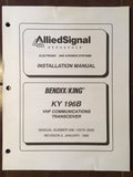 King KY 196B Install Manual.