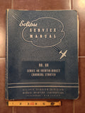 1945 Eclipse-Pioneer Series 48 Inertia Cranking Starter 1363 & Model 8 Ops, OHC & Parts Manual.