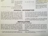 King KNI-520 Indicator Install Manual.