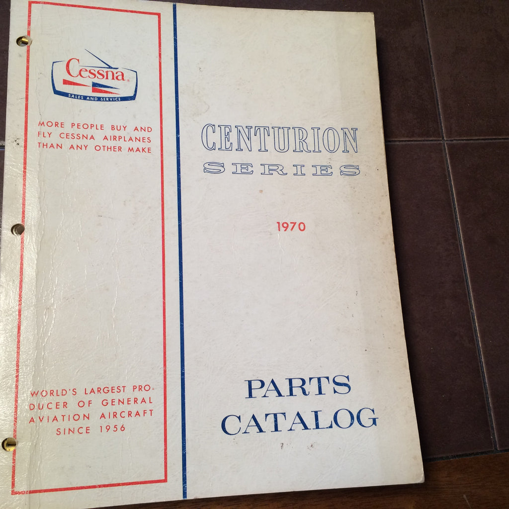 1970 Cessna 210K & T210K Centurion Parts Manual.