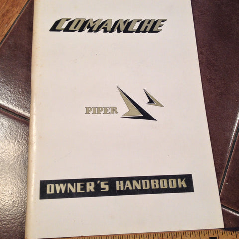 Piper Comanche PA-24 & PA-24-250 Owner's Handbook