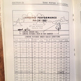 Piper Comanche PA-24 & PA-24-250 Owner's Handbook