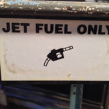 9 "JET FUEL ONLY" Placard Stickers 4.75" x 2.75" NOS.
