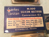 4 Sarkes Tarzian M-500 silicon rectifier conversion kits,  NOS.