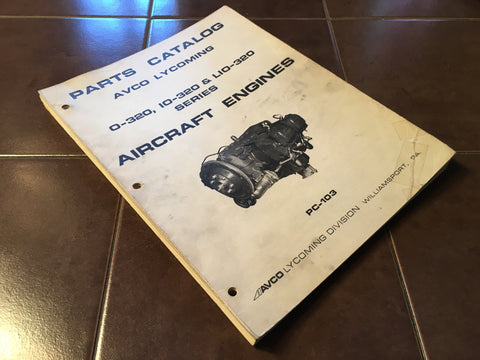 Lycoming O-320, IO-320 & LIO-320 Engine Parts Manual. – G's Plane Stuff