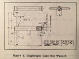1960 US Gauge AN5861W2 Airspeed Overhaul & Parts Booklet Manual.
