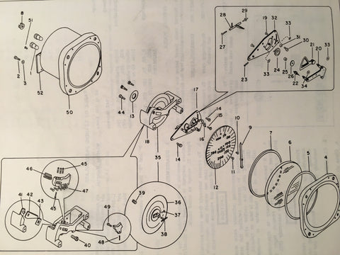 1960 US Gauge AN5861W2 Airspeed Overhaul & Parts Booklet Manual.