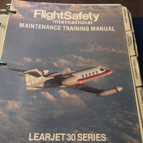 FlightSafety Learjet 35, 35A, 36 & 36A Maintenance Training Manual.