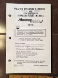 1978 Mooney M20J Pilot's Operating Handbook..