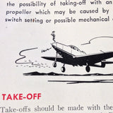 Curtiss Electric Propeller Pilot's Manual.  Circa 1943.
