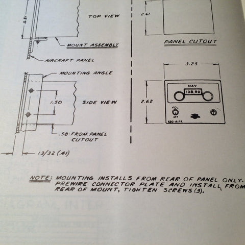 Edo-Aire R-552 & R-662 Nav Receiver Install, Service & Parts Manual.