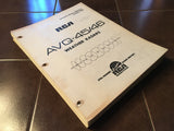 RCA AVQ-45 & AVQ-46 Radar Service & Parts Manual.