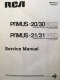 RCA Primus 20/21/30/31 WXD Radar Service & Parts Manual.