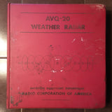 RCA Avionics AVQ-20 Radar Service & Parts Manual.