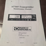 Narco AT165 AT-165 Transponder Maintenance Manual.