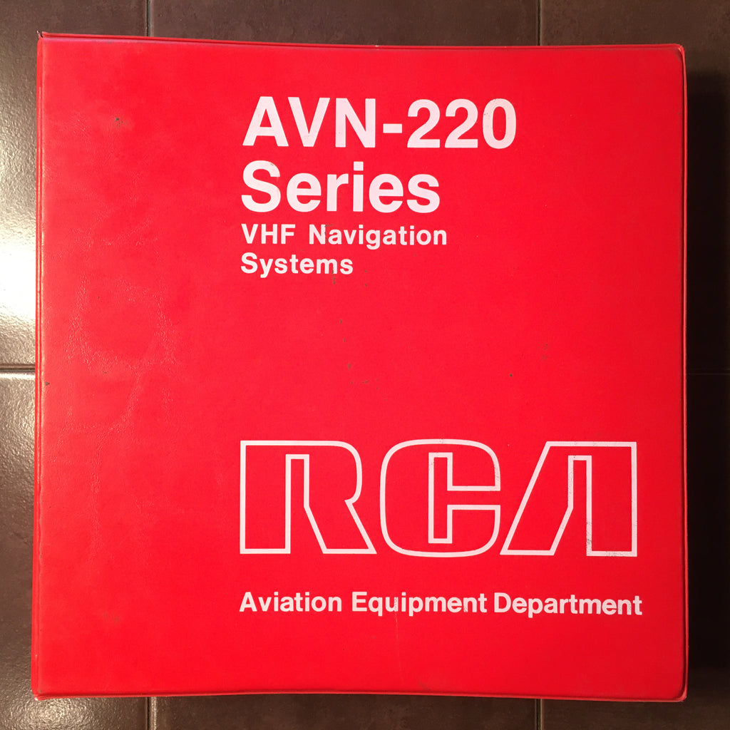 RCA AVN-220, AVN-220A, AVN-221, AVN-221A Install & Service Manual.