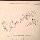 Lycoming Garrett Turbocharger Ops, Service, Parts & Overhaul Manual for T1823, T1108, TE06, T1112