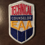 3.5 x 2" EAA Technical Counselor Sewable Patch.
