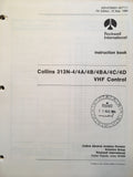 Collins 313N-4, 4A, 4B, 4BA, 4C, & 4D VHF Control Install & Service manual.