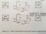 Collins 313N-4, 4A, 4B, 4BA, 4C, & 4D VHF Control Install & Service manual.